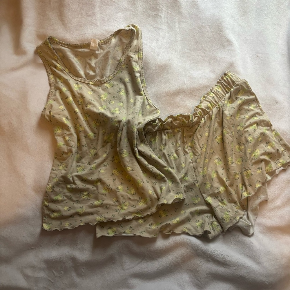 Floral Print Sleepwear Set
